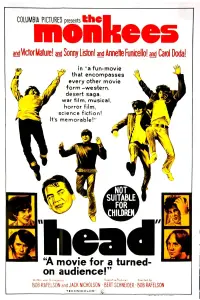 Poster to the movie "Head" #696723