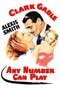Poster to the movie "Any Number Can Play" #1149216
