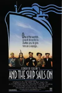 Poster to the movie "And the Ship Sails On" #732966