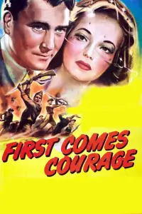 Poster to the movie "First Comes Courage" #1224415