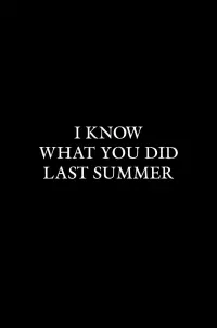 Poster to the movie "I Know What You Did Last Summer" #693342