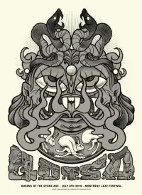 Poster to the movie "Queens of the Stone Age: 52nd Montreux Jazz Festival" #1206567