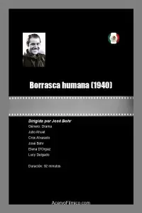Poster to the movie "Borrasca humana" #895575