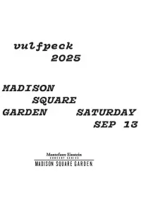 Vulfpeck - MSG II - Live at Madison Square Garden 2025