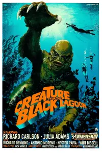 Poster to the movie "Creature from the Black Lagoon" #943735