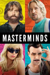 Poster to the movie "Masterminds" #983743