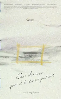 Poster to the movie "Last Year When the Train Passed By" #860571