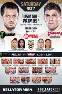 Poster to the movie "Bellator 300: Nurmagomedov vs. Primus" #1204531