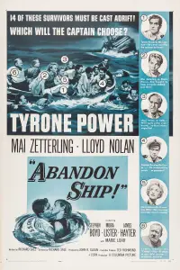 Poster to the movie "Abandon Ship" #993888
