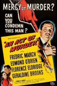 Poster to the movie "An Act of Murder" #1236222