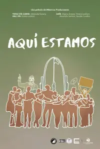 Poster to the movie "Aquí estamos" #467890