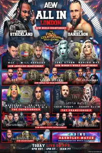 Poster to the movie "AEW All In 2024: London" #706272