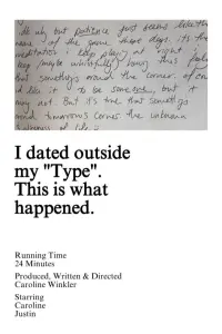 Poster to the movie "I dated outside my „Type“. This is what happened." #735895