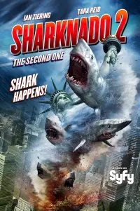 Poster to the movie "Sharknado 2: The Second One" #1086641