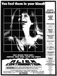 Poster to the movie "Contamination" #1055536