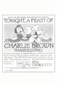 Poster to the movie "A Charlie Brown Thanksgiving" #735600
