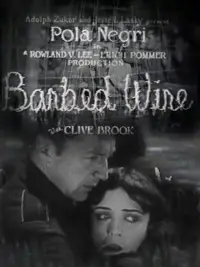 Poster to the movie "Barbed Wire" #1161989