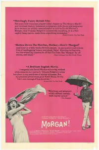 Poster to the movie "Morgan: A Suitable Case for Treatment" #997078