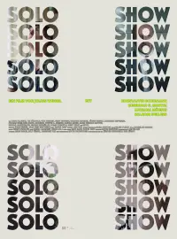 Poster to the movie "Solo Show" #1007451