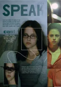 Poster to the movie "Speak" #693319