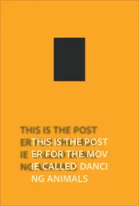 Poster to the movie "Dancing Animals" #753886