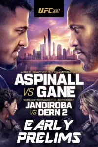 Poster to the movie "UFC 321: Aspinall vs. Gane" #918511