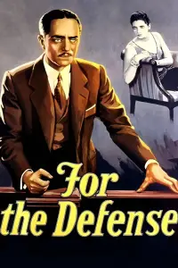 Poster to the movie "For the Defense" #994037