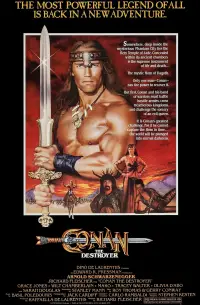 Poster to the movie "Conan the Destroyer" #967855