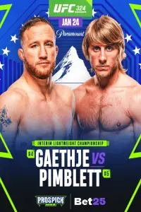 Poster to the movie "UFC 324: Gaethje vs. Pimblett" #540956
