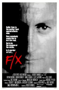 Poster to the movie "F/X" #1111361