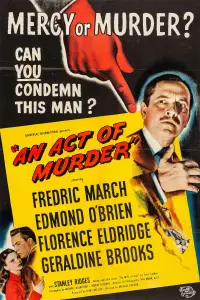 Poster to the movie "An Act of Murder" #1236220