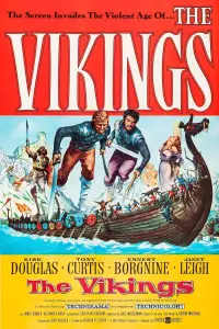 Poster to the movie "The Vikings" #1041089