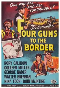 Poster to the movie "Four Guns to the Border" #934782