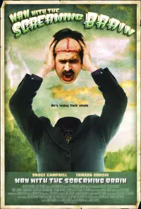 Poster to the movie "Man with the Screaming Brain" #1085386