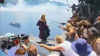 Backdrop to the movie "An Epic At Sea: The Making of Pirates of the Caribbean: The Curse of the Black Pearl" #1135789