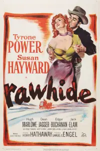 Poster to the movie "Rawhide" #1043389