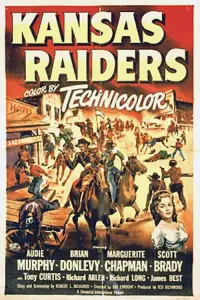 Poster to the movie "Kansas Raiders" #1110122
