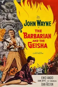 Poster to the movie "The Barbarian and the Geisha" #1163965