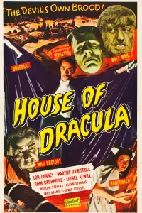 Poster to the movie "House of Dracula" #948108