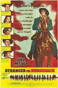 Poster to the movie "Stranger on Horseback" #1070579