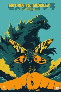 Poster to the movie "Mothra vs. Godzilla" #988553