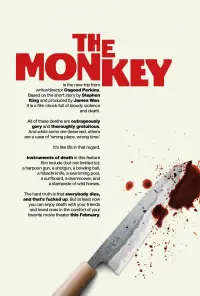 Poster to the movie "The Monkey" #912310