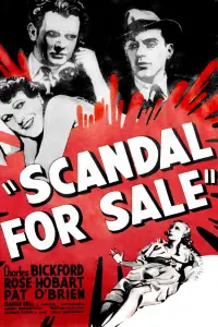 Poster to the movie "Scandal for Sale" #1082597