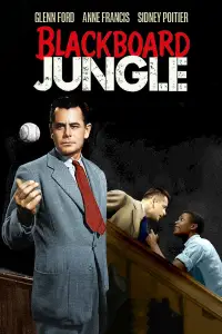 Poster to the movie "Blackboard Jungle" #1082466