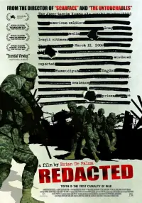 Poster to the movie "Redacted" #670127