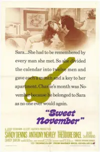 Poster to the movie "Sweet November" #603641