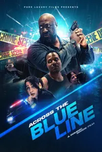 Poster to the movie "Across the blue line" #820907