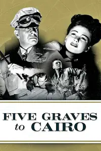 Poster to the movie "Five Graves to Cairo" #958935