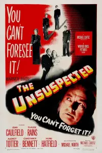 Poster to the movie "The Unsuspected" #1169225