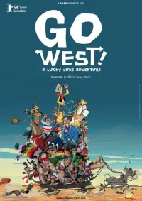 Poster to the movie "Go West: A Lucky Luke Adventure" #1170612